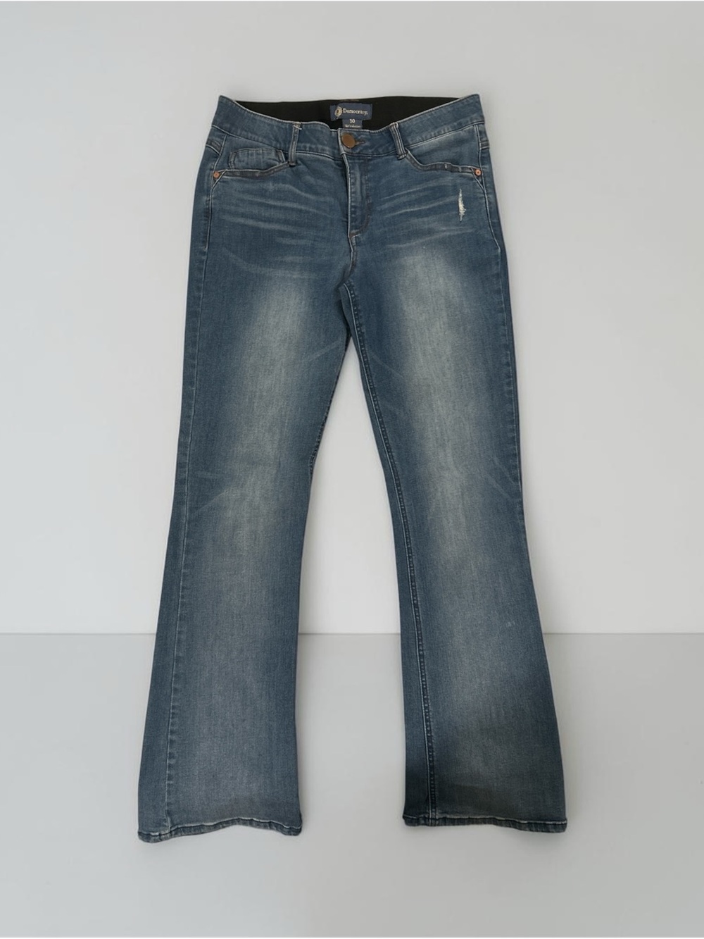 Women’s Blue Flared Jeans - democracy